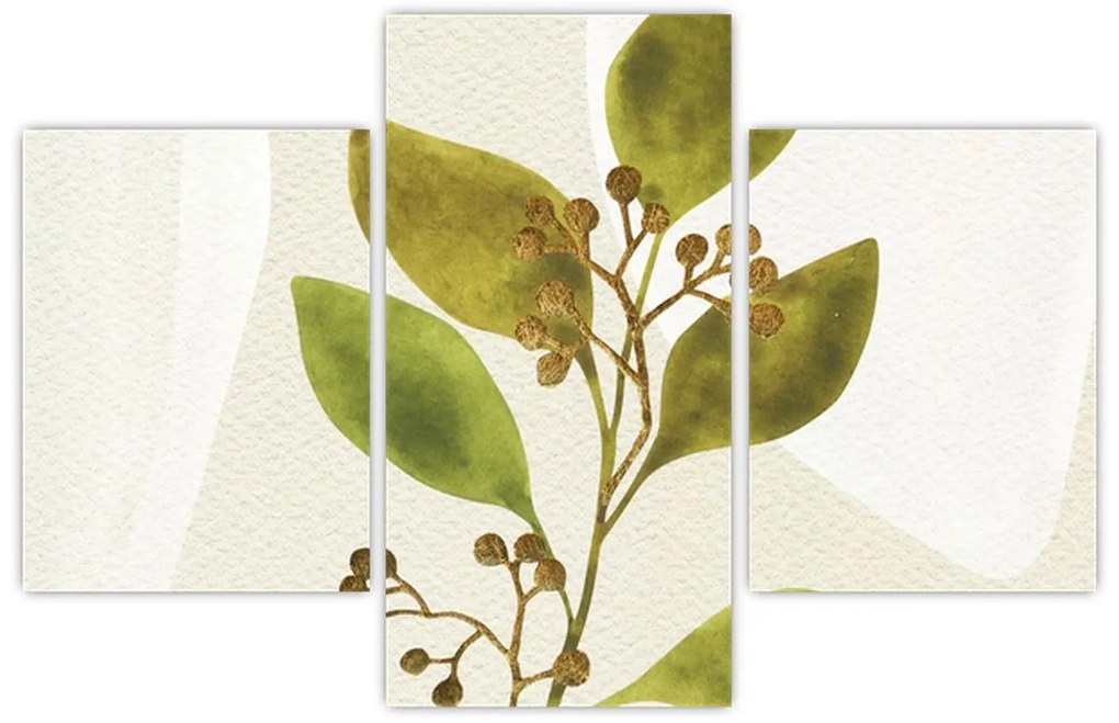 Kép - Akvarell ág N⁰1 (90x60 cm)