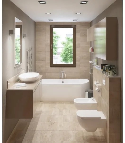 LED Fürdőszobai beépíthető lámpa BONO LED/8W/230V 4000K IP65 króm