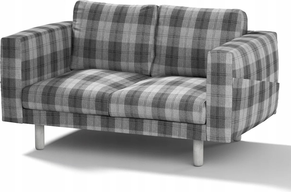 Dekoria Norsborg 2 személyes kanapé huzat Ikea szürke