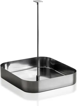 Mepra Stile Acél Fűszertartó kosár Négyzet alakú 17 cm