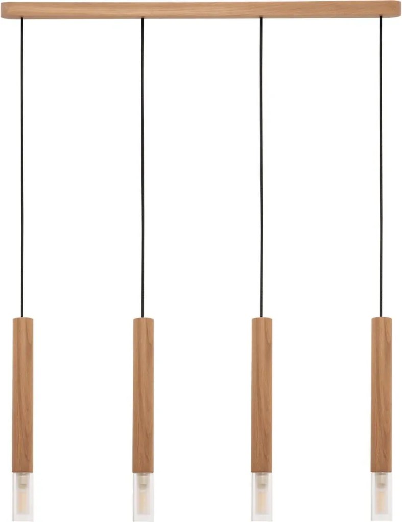 ZUMA LINE 8620403 MADERA Többágú Függesztett Lámpa Faipari G9 IP20