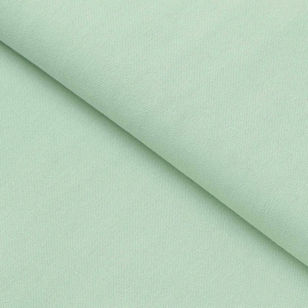 Goldea természetes lenvászon keverék - világos menta 300 cm