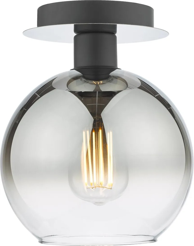 Dar Lighting modern mennyezeti lámpa lycia matt fekete darlyc0122