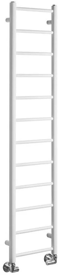 Sapho - DINA fürdőszobai radiátor, 278 W, 30x138 cm, fehér