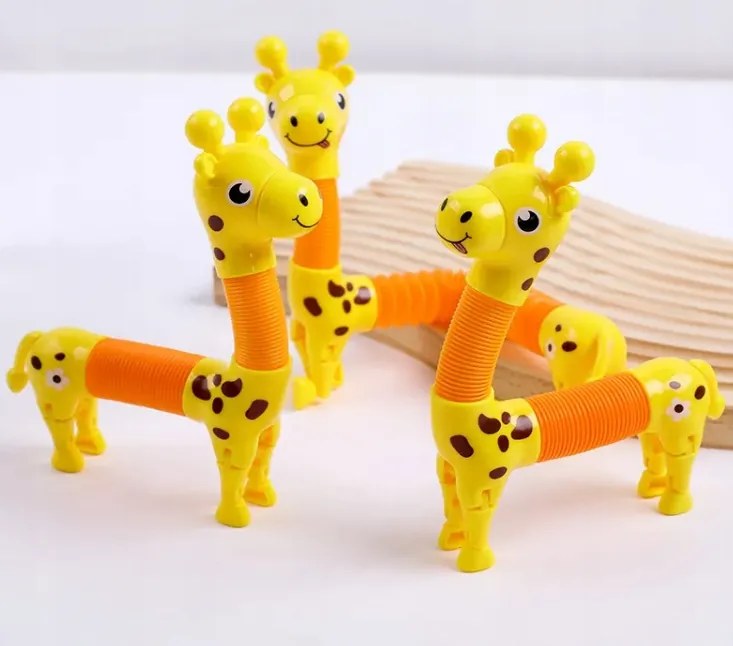 Szenzoros Játék Zsiráf Láma Pop Tube Lol