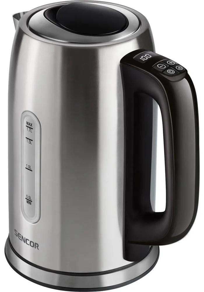 Sencor SWK 1760BK elektromos vízforralótermo-géllel, 1,7 l, fekete