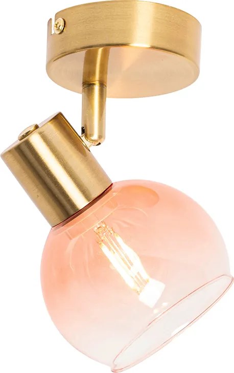 Okos spotlámpa arany rózsaszín üveggel, WiFi P45-tel - Vidro