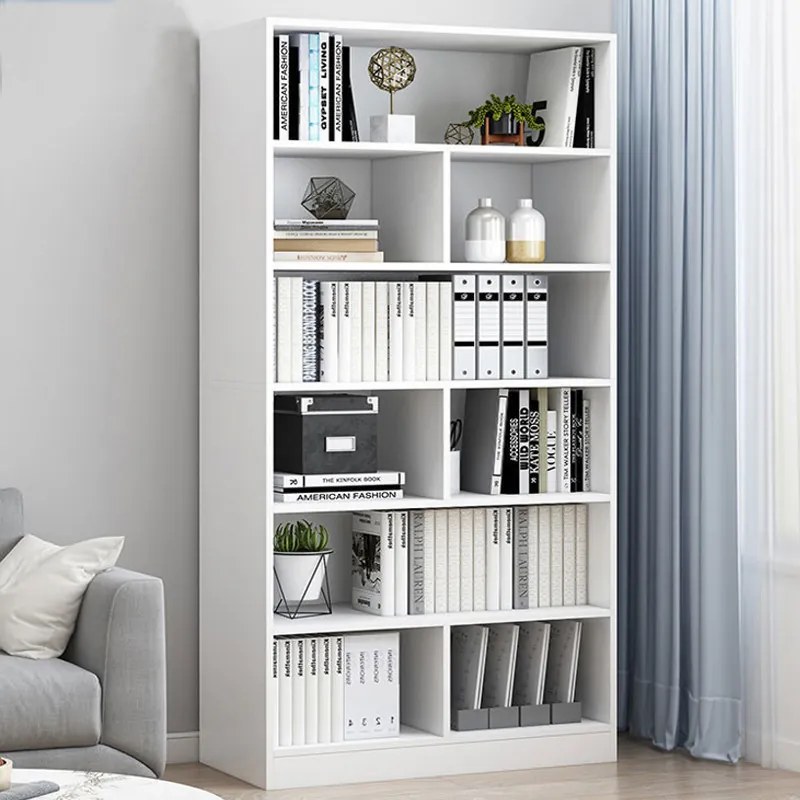 Könyvespolc 53x20x150cm fehér KC01