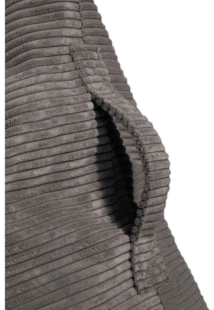 Kék kordbársony babzsákfotel Razz – SLOWDOWN