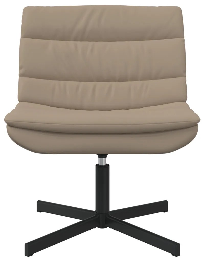 Forgószék Kávé Poliészter, Fém alap Standard Ergonómikus