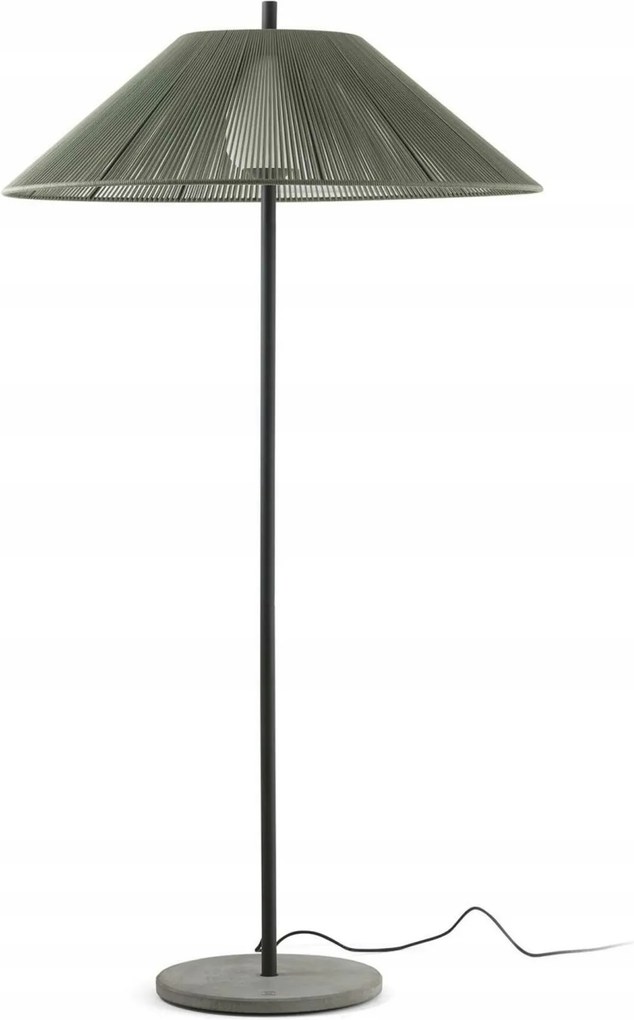 Faro Saigon Out kültéri állólámpa, olívazöld, magassága 2 m, IP44