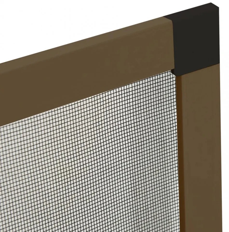 barna ablakszúnyogháló 90x120 cm