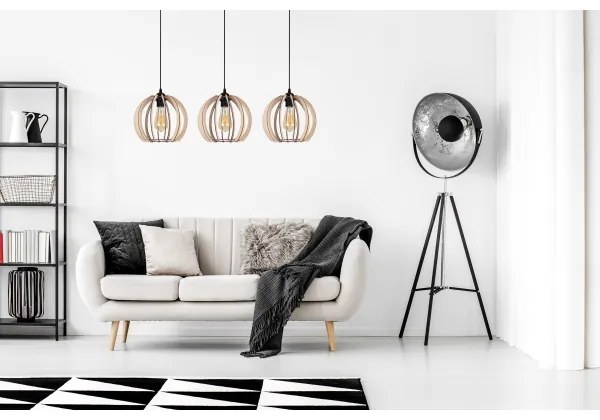 Csillár zsinóron DORO 3xE27/60W/230V