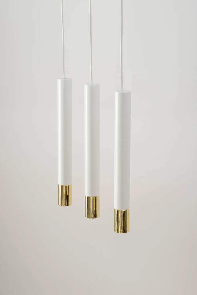 SIGMA LIGHTING 33388 SOPEL Többágú Függesztett Lámpa Fehér, Arany GU11 IP20