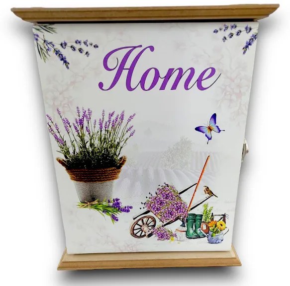 Fali Kulcstartó Szekrény Levendulás