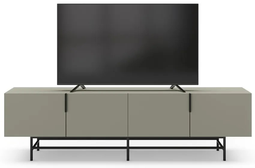 Zöldesszürke TV-állvány 200x63,5 cm Eldia – Marckeric