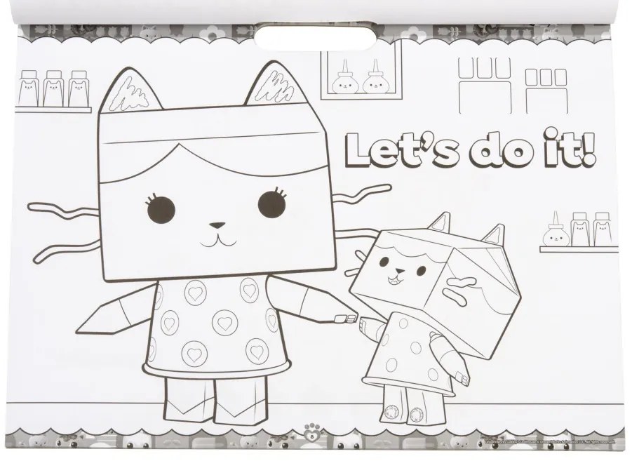 Gabi babaháza Cats színező és activity szett