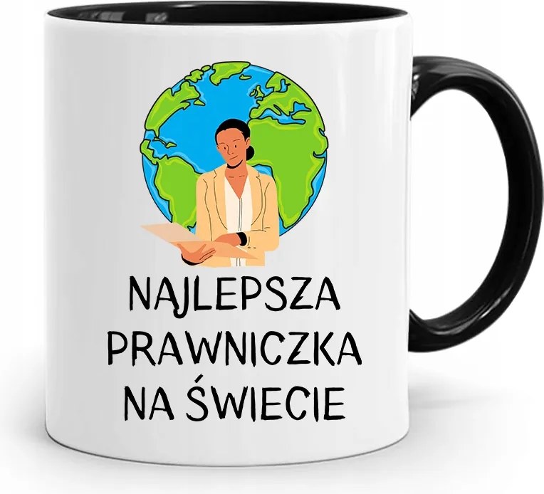 Fekete Bögre Ügyvédnek Mr. Mecenas fényképes nyomattal