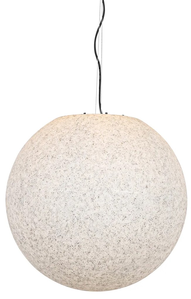 Modern kültéri függőlámpa szürke 56 cm IP65 - Nura