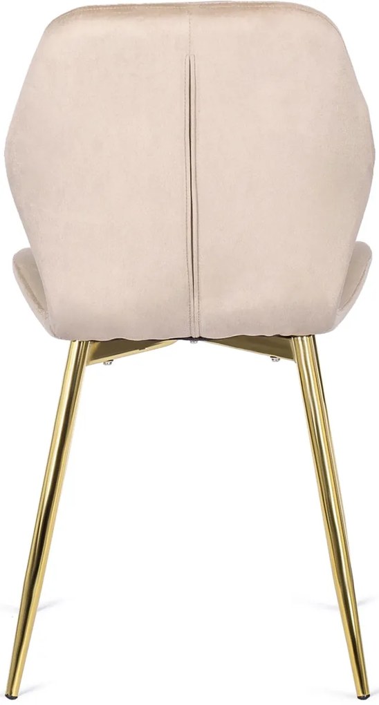 Krém Bársony Étkezőszék. LUCKY