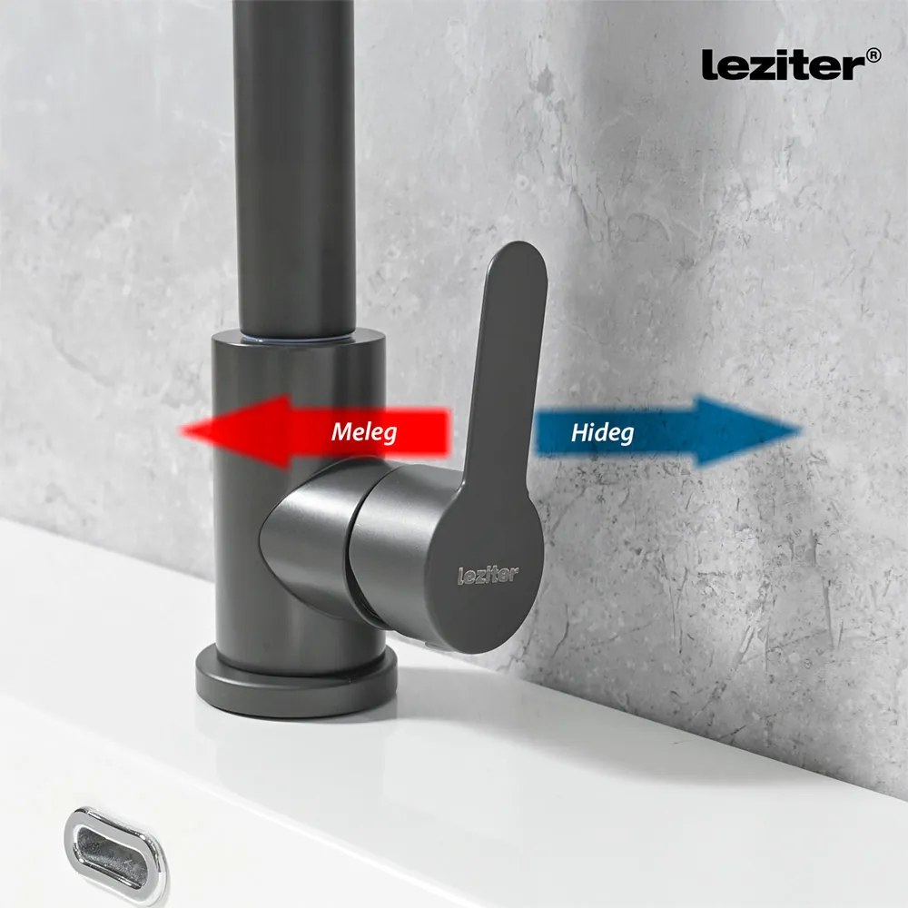 Valen mosogató csaptelep szürke