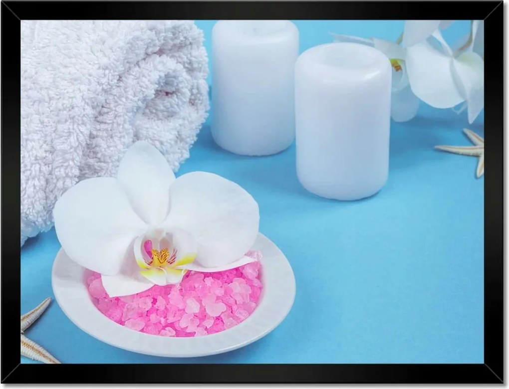 Poszterek keretben 40x30 Spa Wellness Orchidea