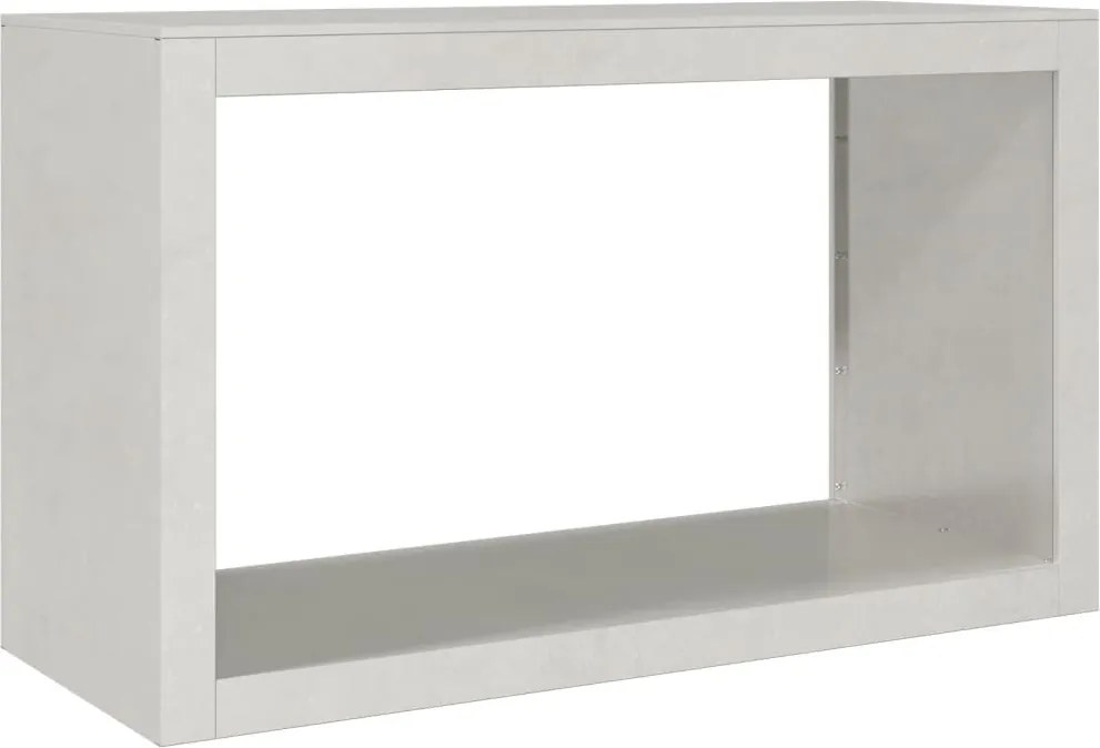 vidaXL rozsdamentes acél tűzifatároló 100 x 40 x 60 cm