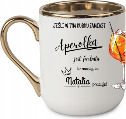 Elegáns bögre „Ha ebben a bögrében aperol helyett... 330 Fehér