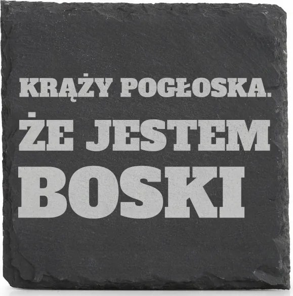 Kő alátét x4 Bögre A Pletyka Kering, Hogy Isteni Vagyok Ajándék