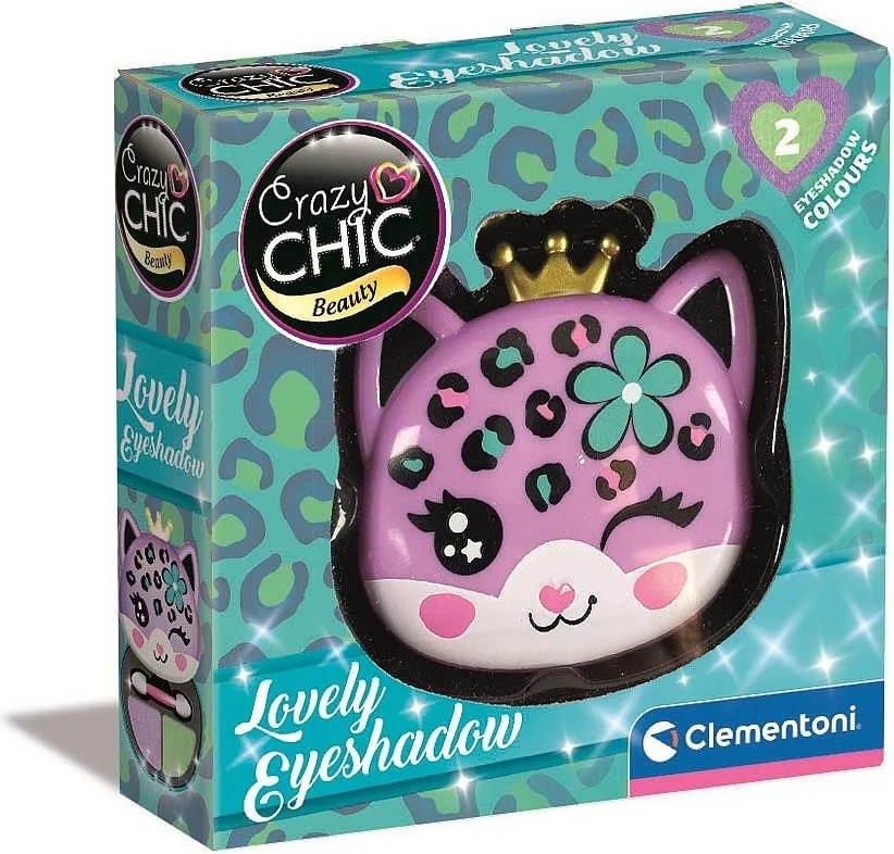 Crazy Chic Leopard szemhéjfesték szett Clementoni