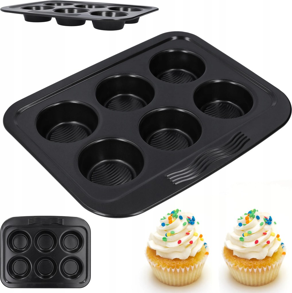 Muffin sütőforma muffin sütőlap x6