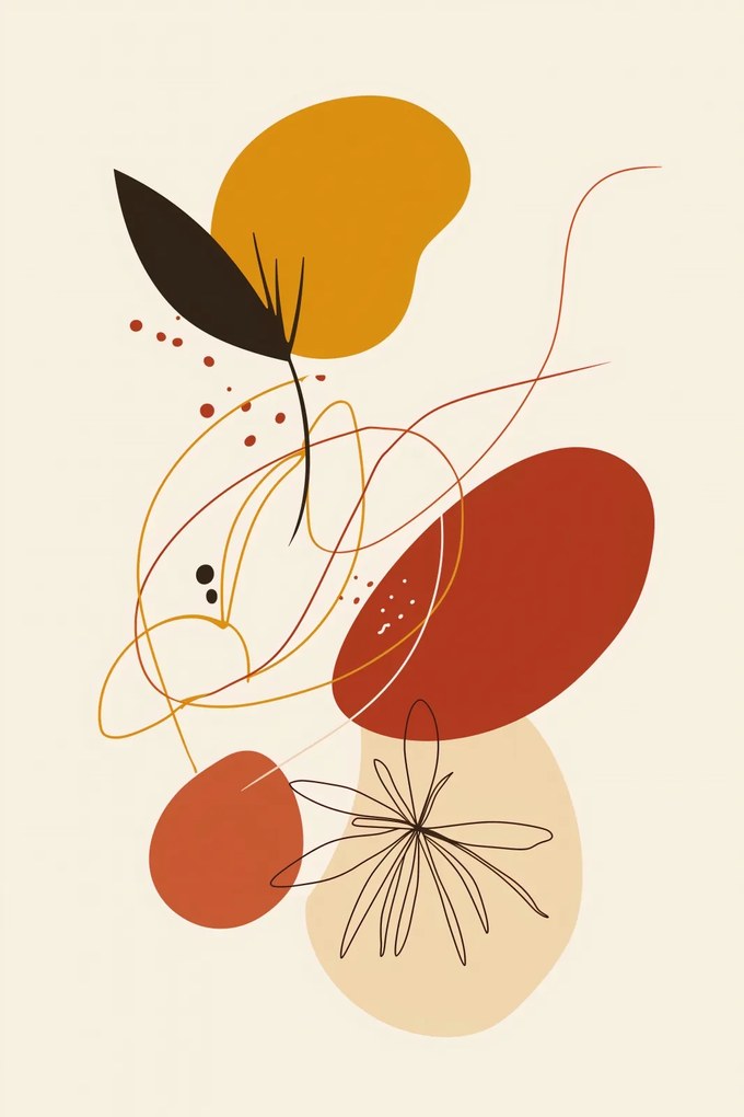 Poszter 30x45cm Színes Ősz dallama