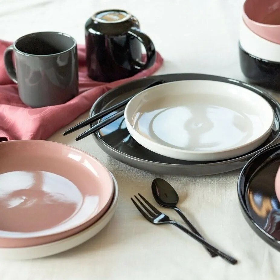 Mäser ALENIA 16 db-os étkészlet, szürke