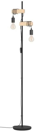 Eglo 43516 - Állólámpa TOWNSHEND 2xE27/10W/230V