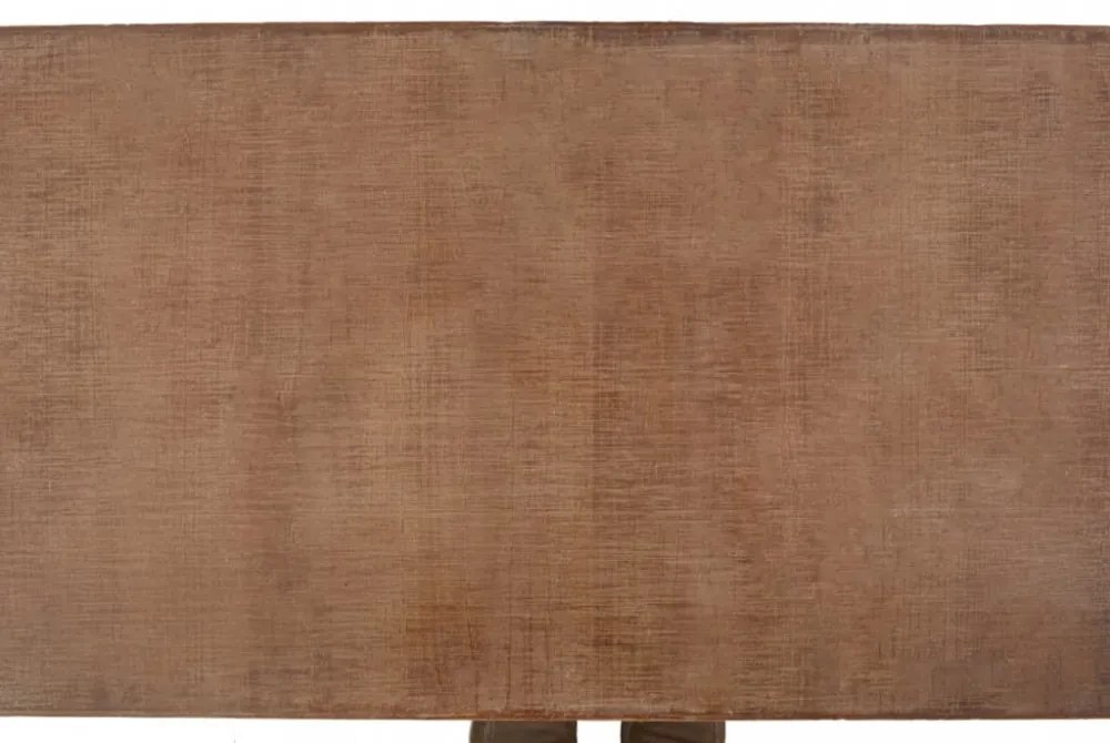 barna tömör fenyő dohányzóasztal 91 x 51 x 38 cm