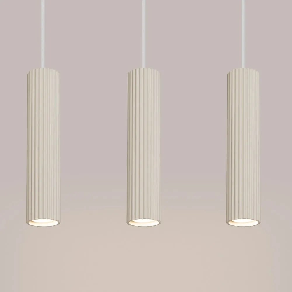 Krémszínű függőlámpa Gleam – Sollux