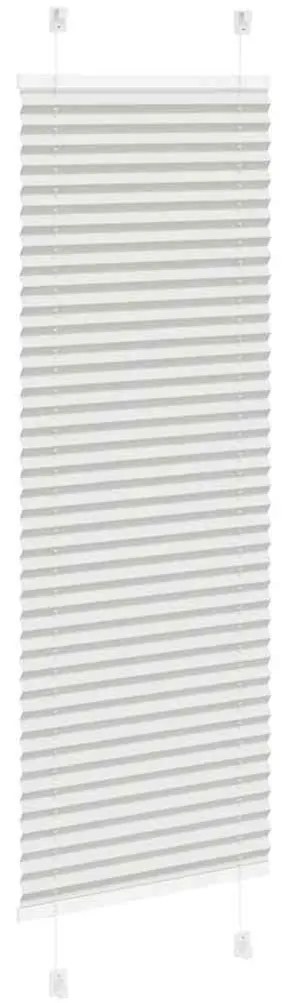 pliszírozott redőny világosszürke 40x100 cm szövetszélesség