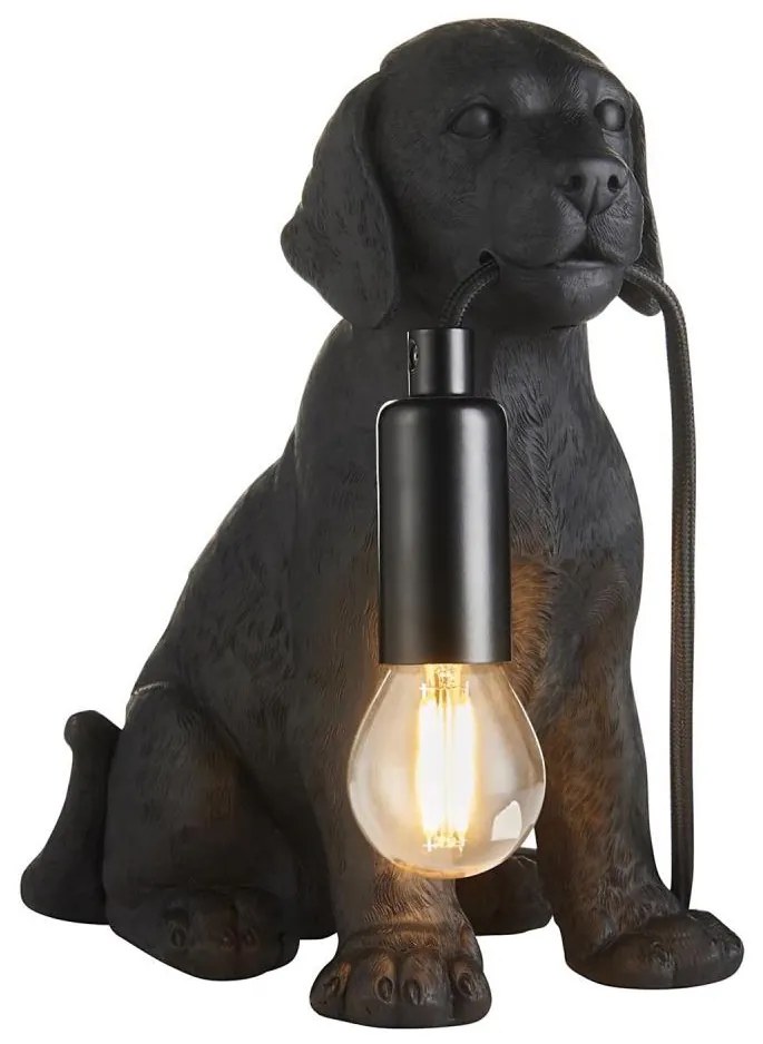 Endon 107365 - Asztali lámpa PUPPY 1xE14/7W/230V fekete