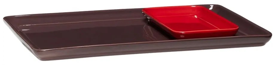 Kerámia dekoratív tálca szett 2 db-os 35x26 cm Amare – Hübsch