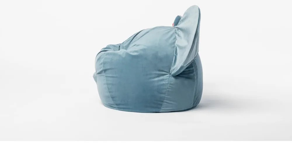 Ears kék bársony babzsák - The Brooklyn Kids