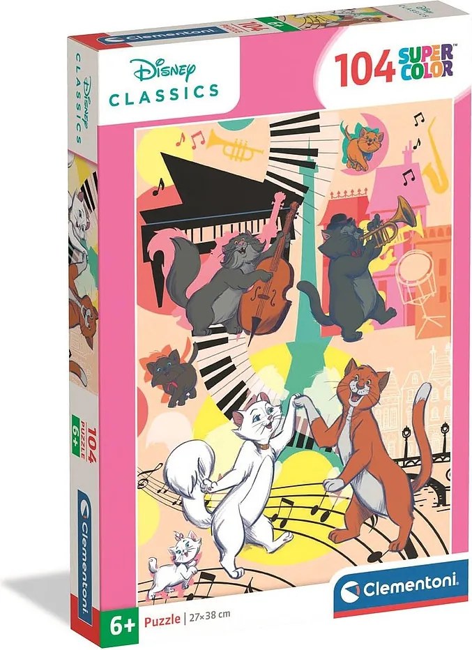 Disney Classics Aristocats 104 db-os puzzle Clementoni
