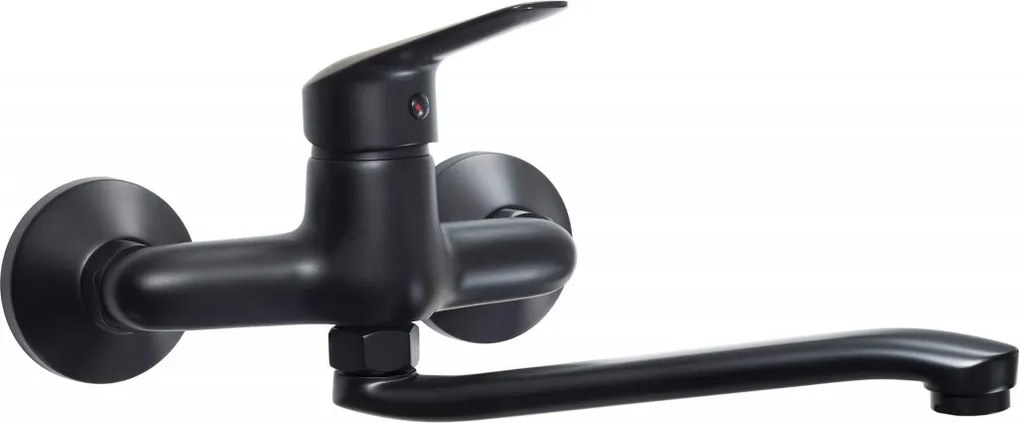 Boro fekete Fali mosogató csaptelep (BMO_N80M) /sm/