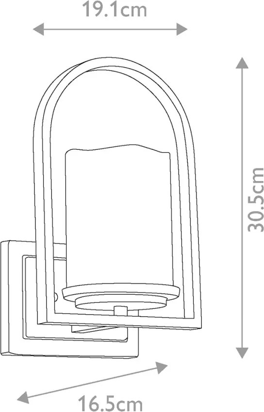 Quoizel ALDORA QZ-ALDORA1 Fali lámpa 1x60W/E27