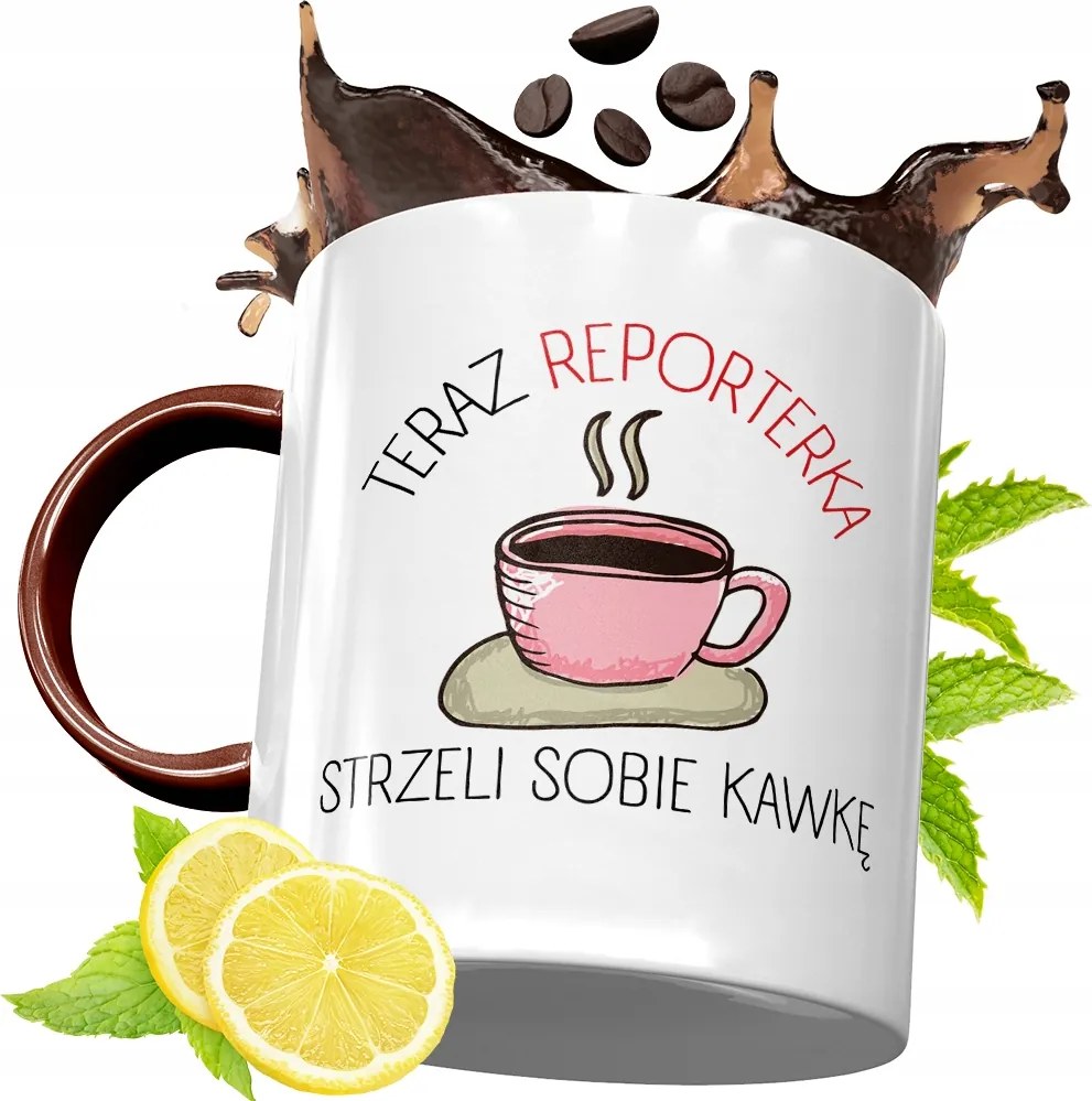 Bordó Bögre Újságírónak Születésnapra Ajándék fényképes nyomattal