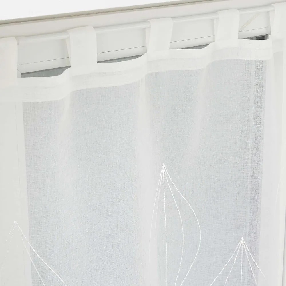 Fehér átlátszó függöny szett 2 db-os 60x90 cm Galactee – douceur d'intérieur
