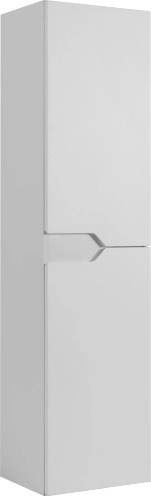 Fürdőszoba szekrény akasztós oszlop fehér 136 cm Mdf frontok