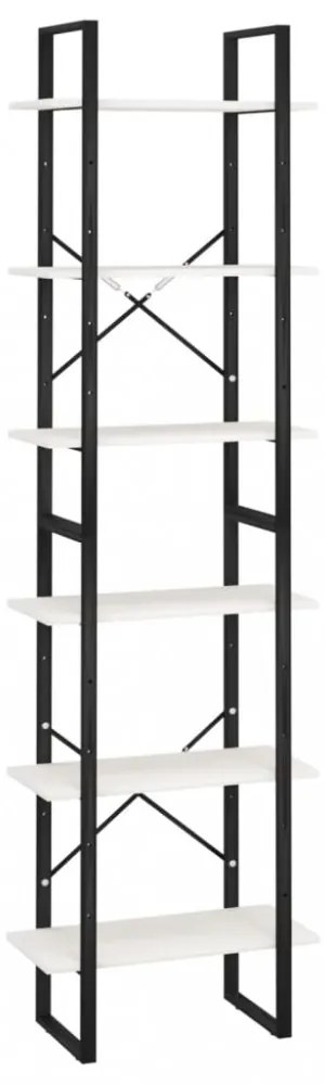 fehér tömör fenyőfa tárolópolc 60 x 30 x 210 cm