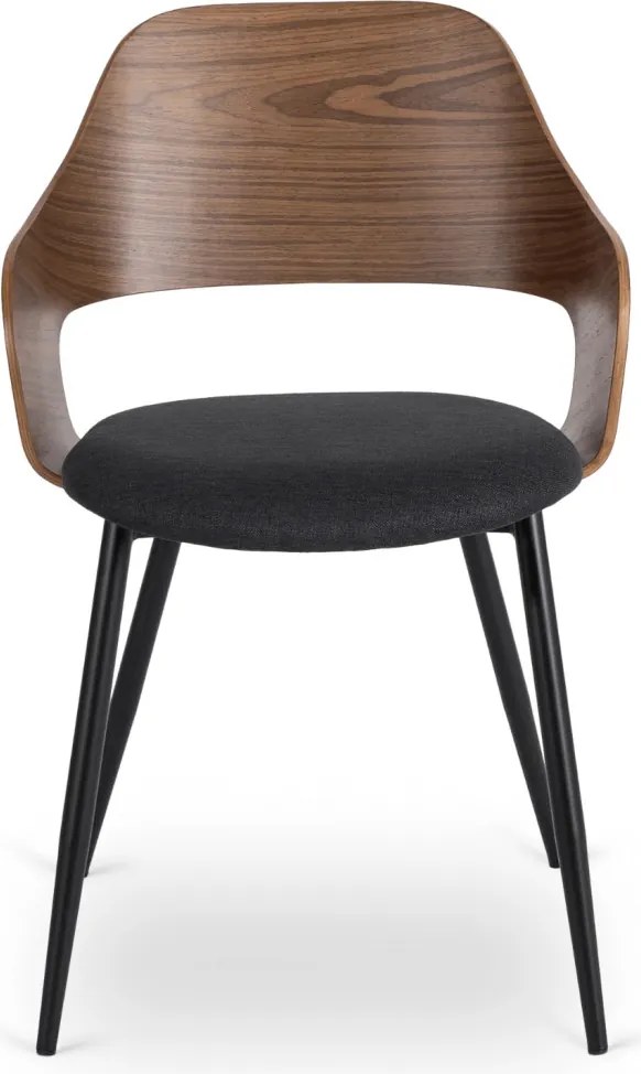 ORBI szék dió / fekete színben