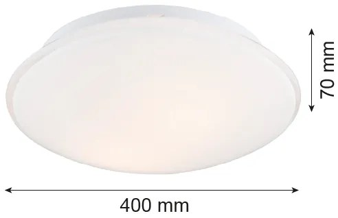 Argon 3224 - Mennyezeti lámpa GIN 3xE27/15W/230V fehér