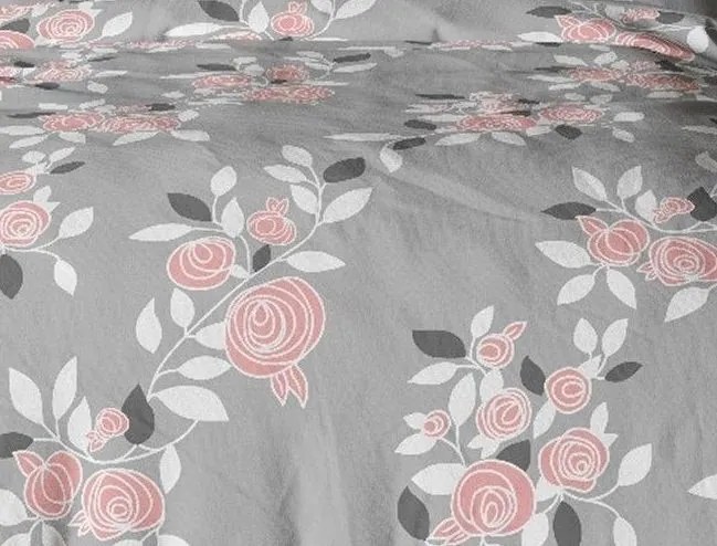 Krepp pamut ágynemű Homa TORRY ROSES 2 részes 140x200 cm